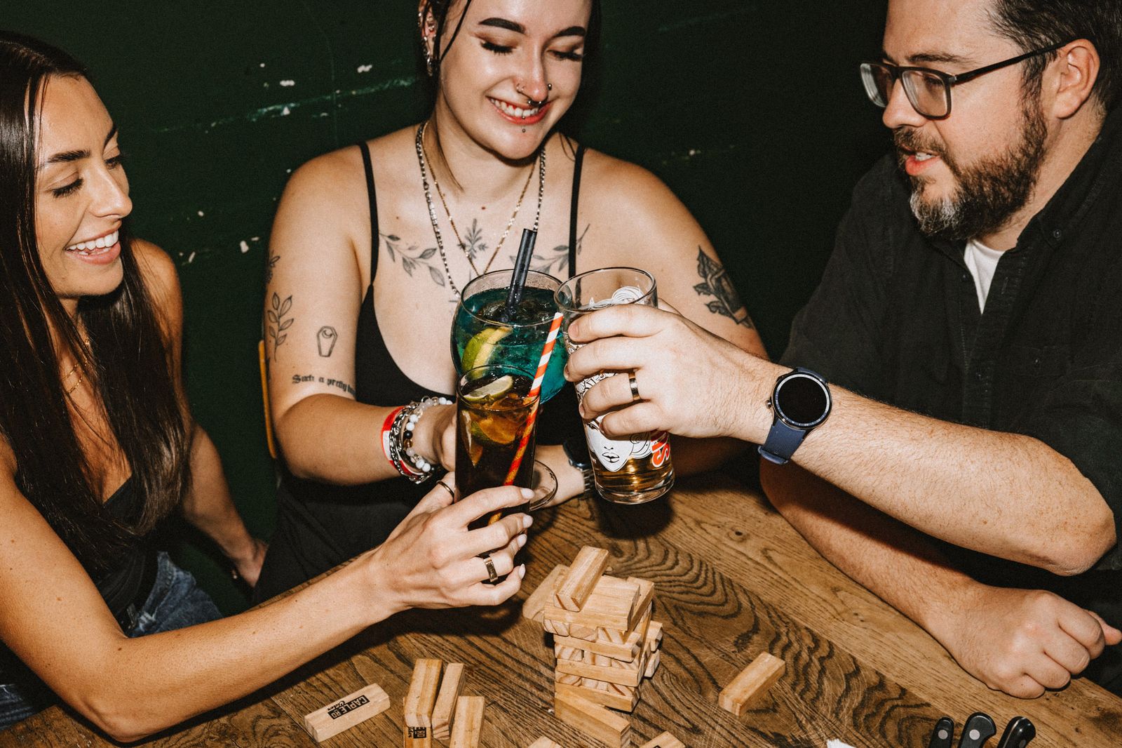 A pint of Genesis beer on the bar